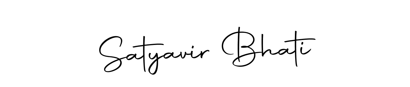 The best way (Autography-DOLnW) to make a short signature is to pick only two or three words in your name. The name Satyavir Bhati include a total of six letters. For converting this name. Satyavir Bhati signature style 10 images and pictures png
