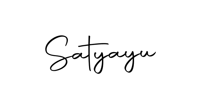 How to make Satyayu signature? Autography-DOLnW is a professional autograph style. Create handwritten signature for Satyayu name. Satyayu signature style 10 images and pictures png