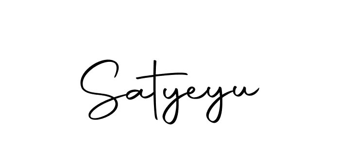 Use a signature maker to create a handwritten signature online. With this signature software, you can design (Autography-DOLnW) your own signature for name Satyeyu. Satyeyu signature style 10 images and pictures png