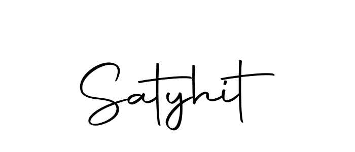 Make a beautiful signature design for name Satyhit. With this signature (Autography-DOLnW) style, you can create a handwritten signature for free. Satyhit signature style 10 images and pictures png
