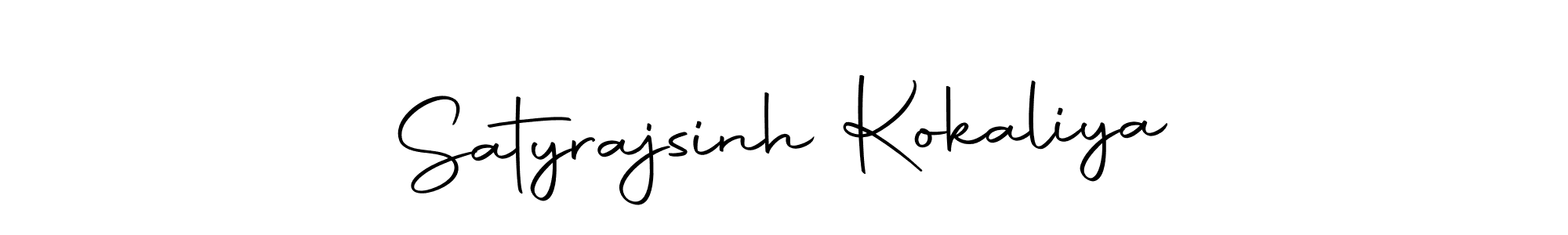 Create a beautiful signature design for name Satyrajsinh Kokaliya. With this signature (Autography-DOLnW) fonts, you can make a handwritten signature for free. Satyrajsinh Kokaliya signature style 10 images and pictures png