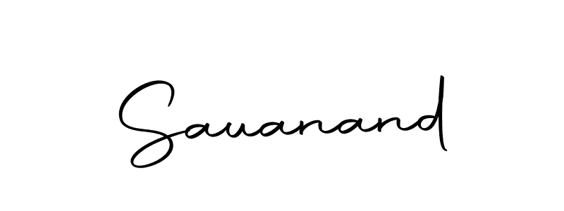 Design your own signature with our free online signature maker. With this signature software, you can create a handwritten (Autography-DOLnW) signature for name Sauanand. Sauanand signature style 10 images and pictures png