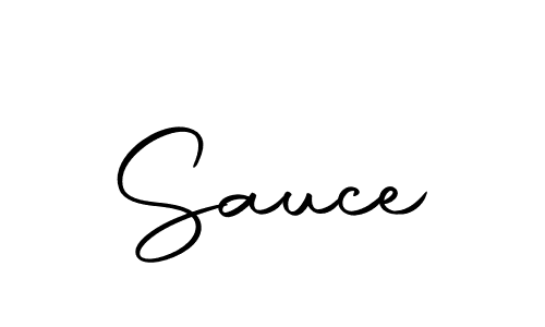 How to make Sauce signature? Autography-DOLnW is a professional autograph style. Create handwritten signature for Sauce name. Sauce signature style 10 images and pictures png