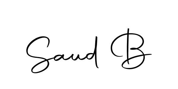 How to make Saud B signature? Autography-DOLnW is a professional autograph style. Create handwritten signature for Saud B name. Saud B signature style 10 images and pictures png