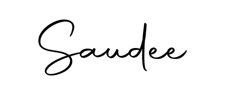 The Autography-DOLnW font transforms the name Saudee into an executive sign with sharp precision and distinguished character. Saudee signature style 10 images and pictures png