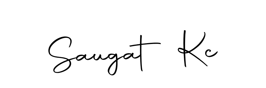You should practise on your own different ways (Autography-DOLnW) to write your name (Saugat Kc) in signature. don't let someone else do it for you. Saugat Kc signature style 10 images and pictures png