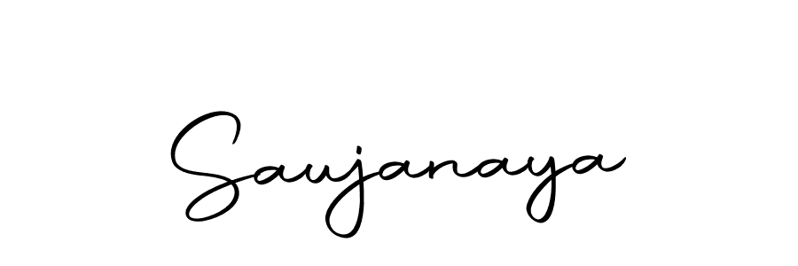 The best way (Autography-DOLnW) to make a short signature is to pick only two or three words in your name. The name Saujanaya include a total of six letters. For converting this name. Saujanaya signature style 10 images and pictures png