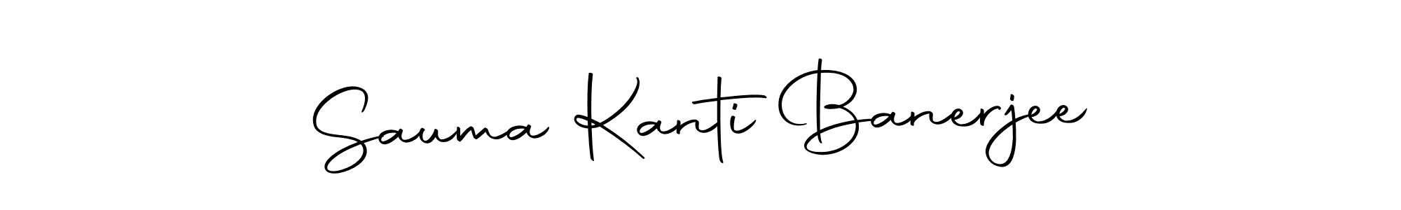 Design your own signature with our free online signature maker. With this signature software, you can create a handwritten (Autography-DOLnW) signature for name Sauma Kanti Banerjee. Sauma Kanti Banerjee signature style 10 images and pictures png