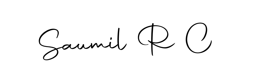 You can use this online signature creator to create a handwritten signature for the name Saumil R C. This is the best online autograph maker. Saumil R C signature style 10 images and pictures png