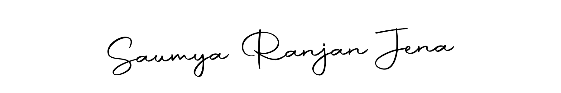 Create a beautiful signature design for name Saumya Ranjan Jena. With this signature (Autography-DOLnW) fonts, you can make a handwritten signature for free. Saumya Ranjan Jena signature style 10 images and pictures png