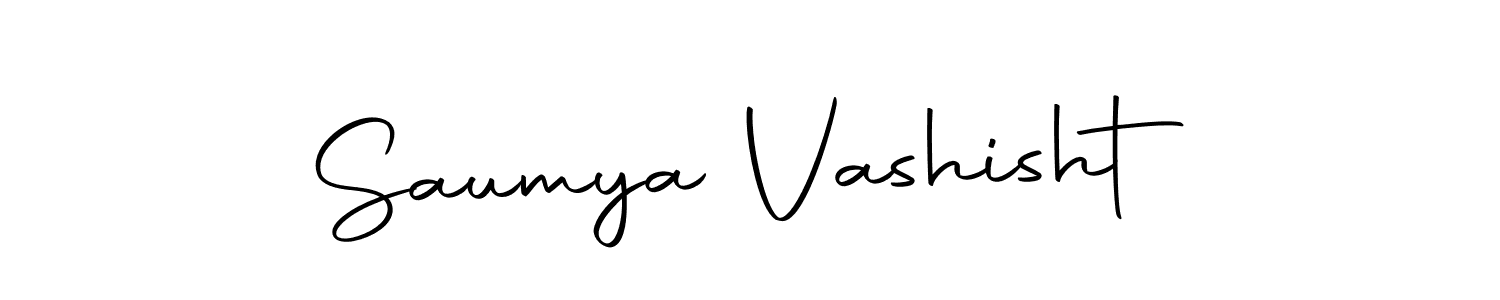 Create a beautiful signature design for name Saumya Vashisht. With this signature (Autography-DOLnW) fonts, you can make a handwritten signature for free. Saumya Vashisht signature style 10 images and pictures png