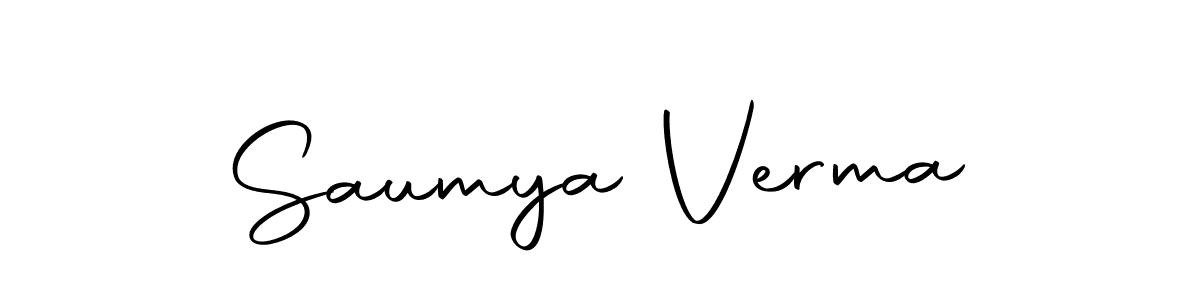 Saumya Verma stylish signature style. Best Handwritten Sign (Autography-DOLnW) for my name. Handwritten Signature Collection Ideas for my name Saumya Verma. Saumya Verma signature style 10 images and pictures png