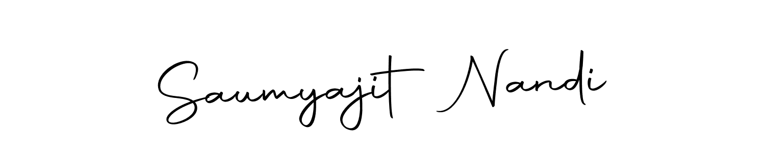 Saumyajit Nandi stylish signature style. Best Handwritten Sign (Autography-DOLnW) for my name. Handwritten Signature Collection Ideas for my name Saumyajit Nandi. Saumyajit Nandi signature style 10 images and pictures png