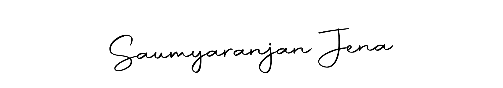 Use a signature maker to create a handwritten signature online. With this signature software, you can design (Autography-DOLnW) your own signature for name Saumyaranjan Jena. Saumyaranjan Jena signature style 10 images and pictures png