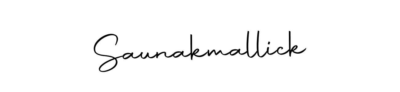 Design your own signature with our free online signature maker. With this signature software, you can create a handwritten (Autography-DOLnW) signature for name Saunakmallick. Saunakmallick signature style 10 images and pictures png