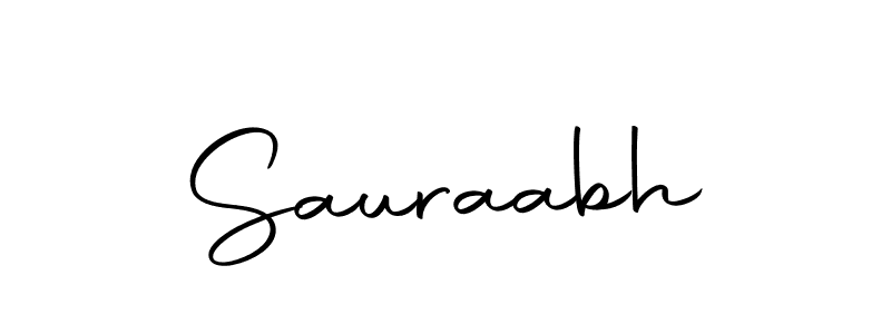 Create a beautiful signature design for name Sauraabh. With this signature (Autography-DOLnW) fonts, you can make a handwritten signature for free. Sauraabh signature style 10 images and pictures png