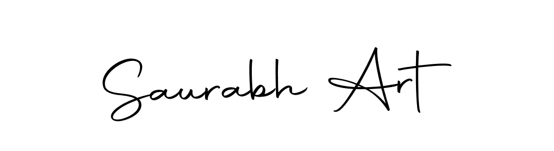 You should practise on your own different ways (Autography-DOLnW) to write your name (Saurabh Art) in signature. don't let someone else do it for you. Saurabh Art signature style 10 images and pictures png