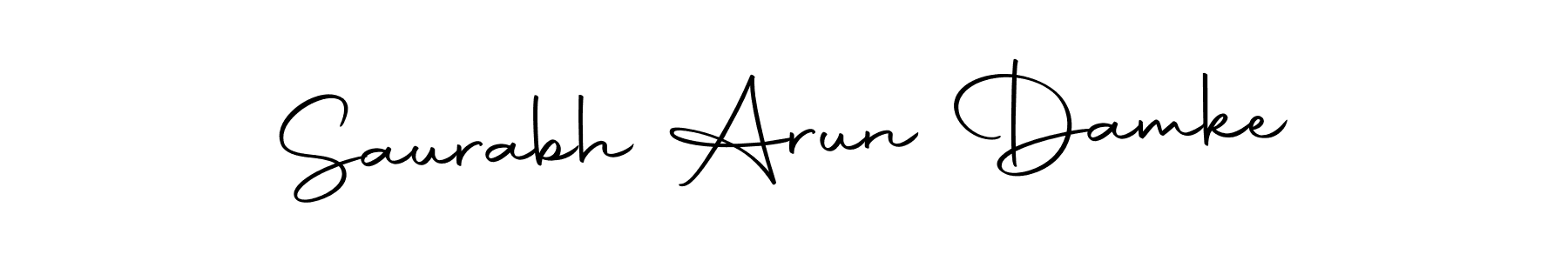 Design your own signature with our free online signature maker. With this signature software, you can create a handwritten (Autography-DOLnW) signature for name Saurabh Arun Damke. Saurabh Arun Damke signature style 10 images and pictures png