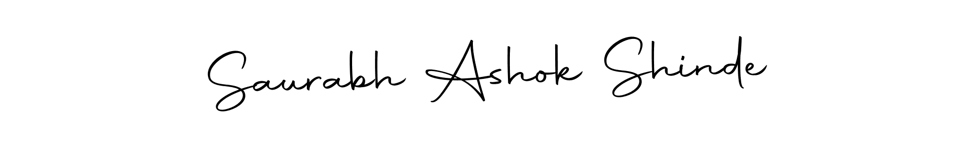 Design your own signature with our free online signature maker. With this signature software, you can create a handwritten (Autography-DOLnW) signature for name Saurabh Ashok Shinde. Saurabh Ashok Shinde signature style 10 images and pictures png