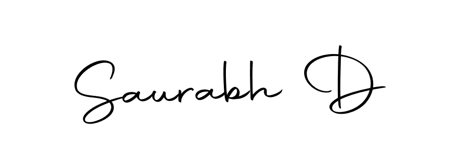 Make a short Saurabh D signature style. Manage your documents anywhere anytime using Autography-DOLnW. Create and add eSignatures, submit forms, share and send files easily. Saurabh D signature style 10 images and pictures png