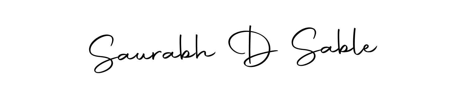 Similarly Autography-DOLnW is the best handwritten signature design. Signature creator online .You can use it as an online autograph creator for name Saurabh D Sable. Saurabh D Sable signature style 10 images and pictures png