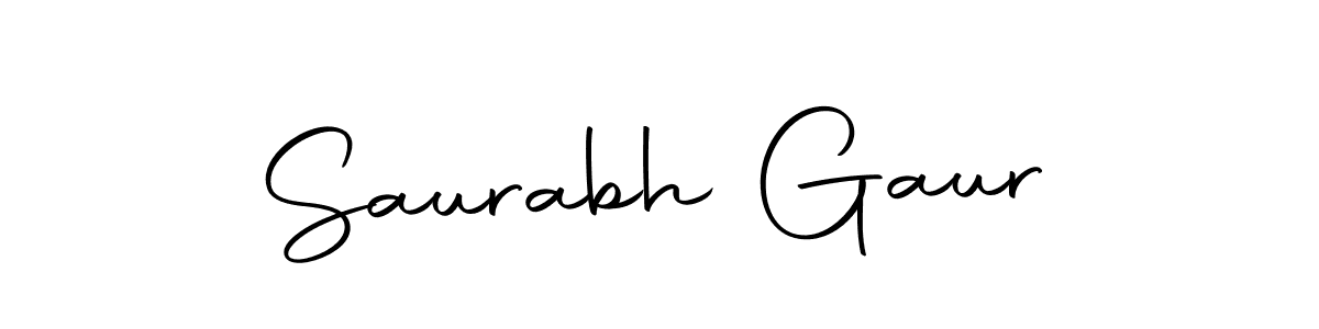 Create a beautiful signature design for name Saurabh Gaur. With this signature (Autography-DOLnW) fonts, you can make a handwritten signature for free. Saurabh Gaur signature style 10 images and pictures png