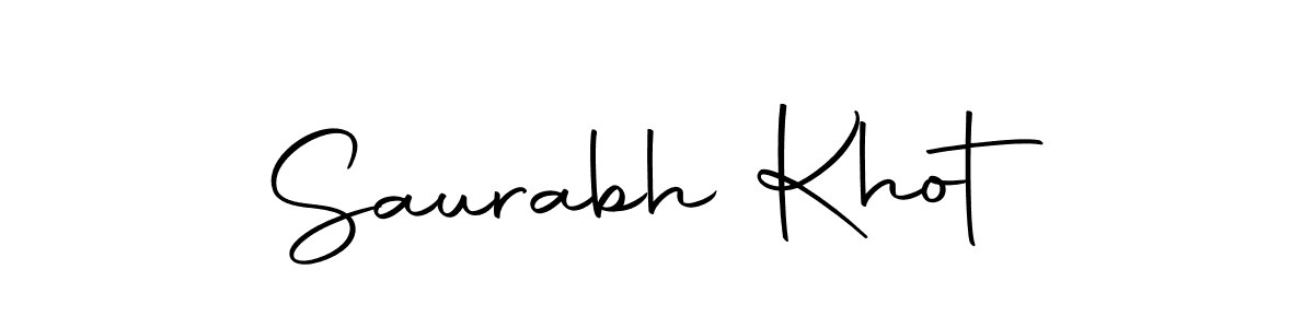 Make a beautiful signature design for name Saurabh Khot. With this signature (Autography-DOLnW) style, you can create a handwritten signature for free. Saurabh Khot signature style 10 images and pictures png