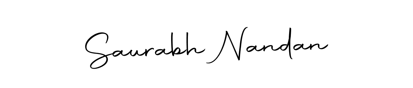 The best way (Autography-DOLnW) to make a short signature is to pick only two or three words in your name. The name Saurabh Nandan include a total of six letters. For converting this name. Saurabh Nandan signature style 10 images and pictures png
