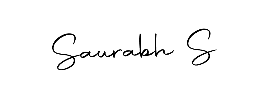 Create a beautiful signature design for name Saurabh S. With this signature (Autography-DOLnW) fonts, you can make a handwritten signature for free. Saurabh S signature style 10 images and pictures png