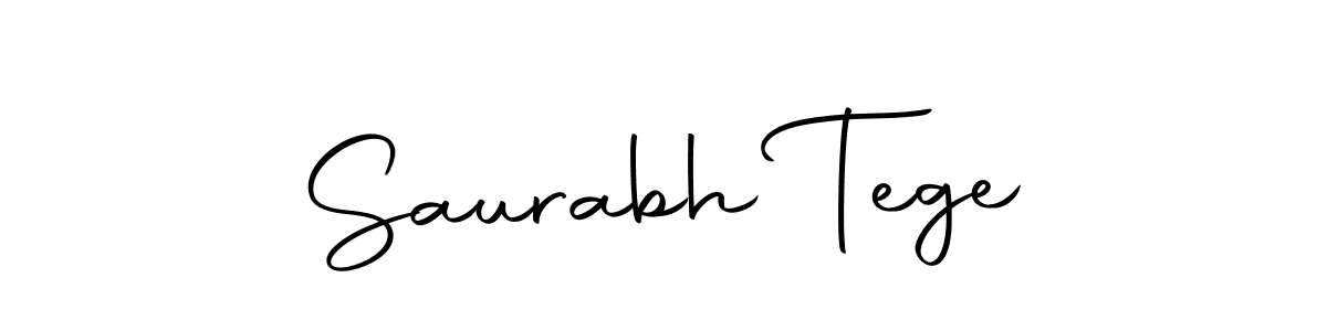 Use a signature maker to create a handwritten signature online. With this signature software, you can design (Autography-DOLnW) your own signature for name Saurabh Tege. Saurabh Tege signature style 10 images and pictures png