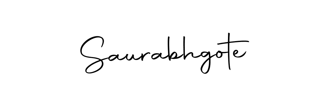 How to make Saurabhgote name signature. Use Autography-DOLnW style for creating short signs online. This is the latest handwritten sign. Saurabhgote signature style 10 images and pictures png