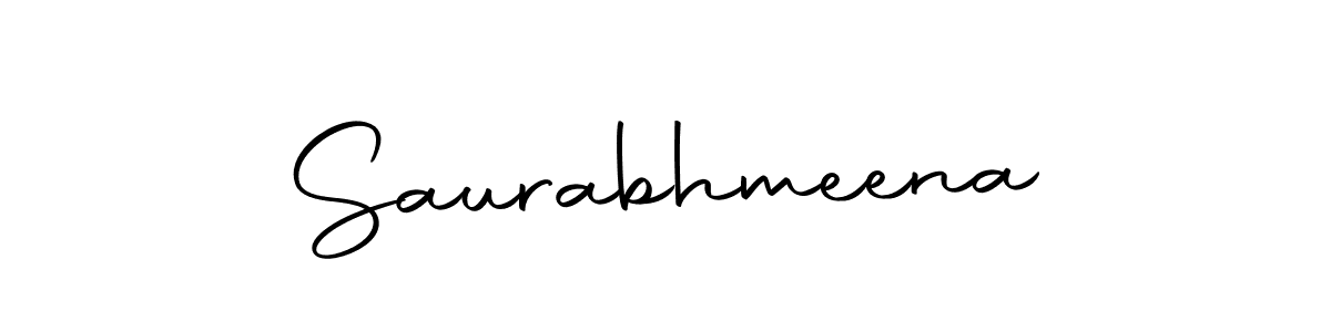 Similarly Autography-DOLnW is the best handwritten signature design. Signature creator online .You can use it as an online autograph creator for name Saurabhmeena. Saurabhmeena signature style 10 images and pictures png
