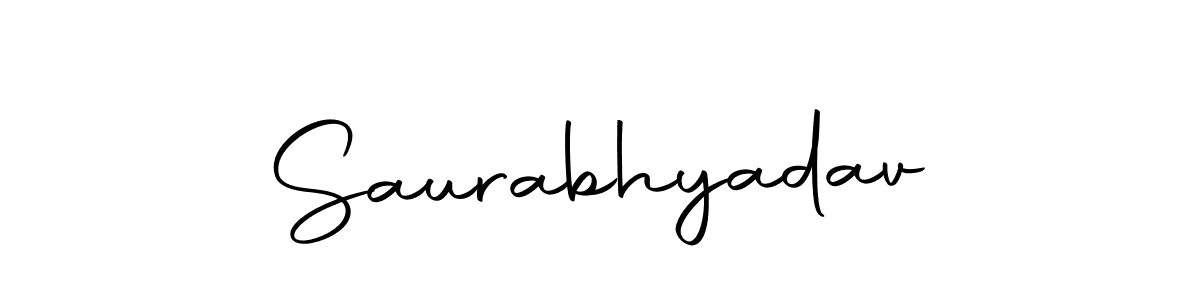 The best way (Autography-DOLnW) to make a short signature is to pick only two or three words in your name. The name Saurabhyadav include a total of six letters. For converting this name. Saurabhyadav signature style 10 images and pictures png