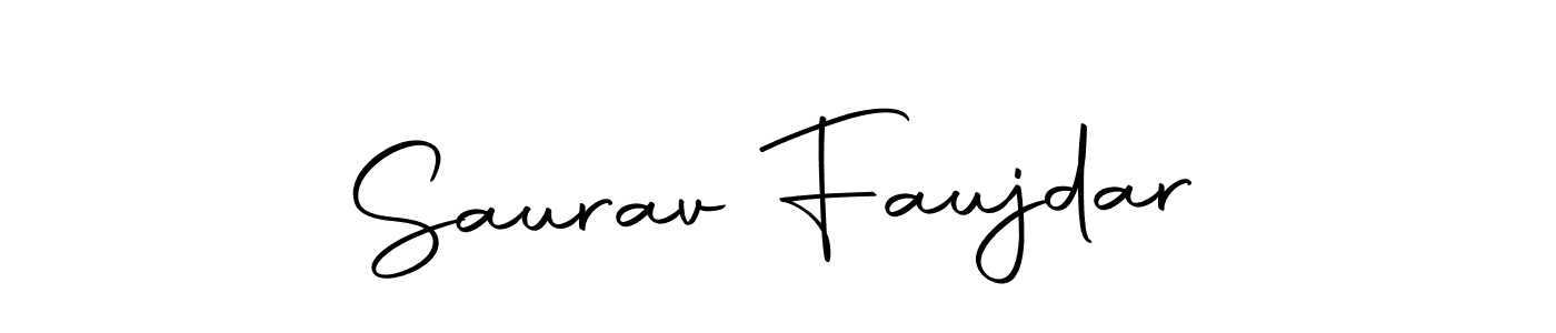 You can use this online signature creator to create a handwritten signature for the name Saurav Faujdar. This is the best online autograph maker. Saurav Faujdar signature style 10 images and pictures png