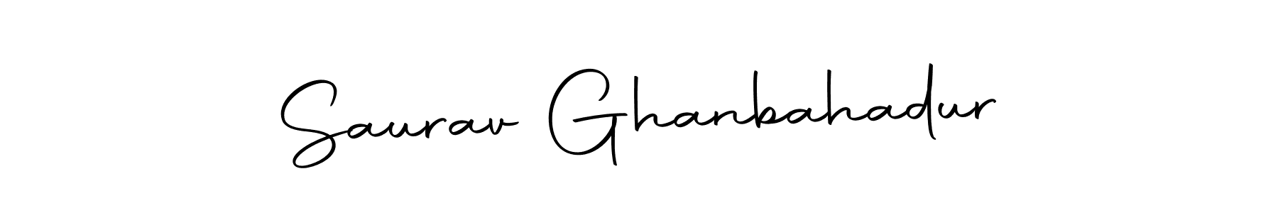 The best way (Autography-DOLnW) to make a short signature is to pick only two or three words in your name. The name Saurav Ghanbahadur include a total of six letters. For converting this name. Saurav Ghanbahadur signature style 10 images and pictures png