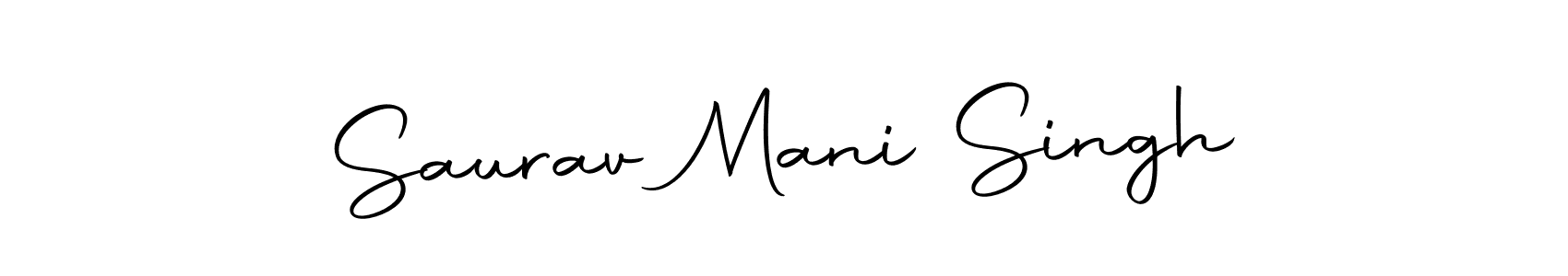 Create a beautiful signature design for name Saurav Mani Singh. With this signature (Autography-DOLnW) fonts, you can make a handwritten signature for free. Saurav Mani Singh signature style 10 images and pictures png