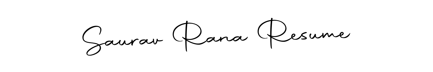 Make a beautiful signature design for name Saurav Rana Resume. Use this online signature maker to create a handwritten signature for free. Saurav Rana Resume signature style 10 images and pictures png