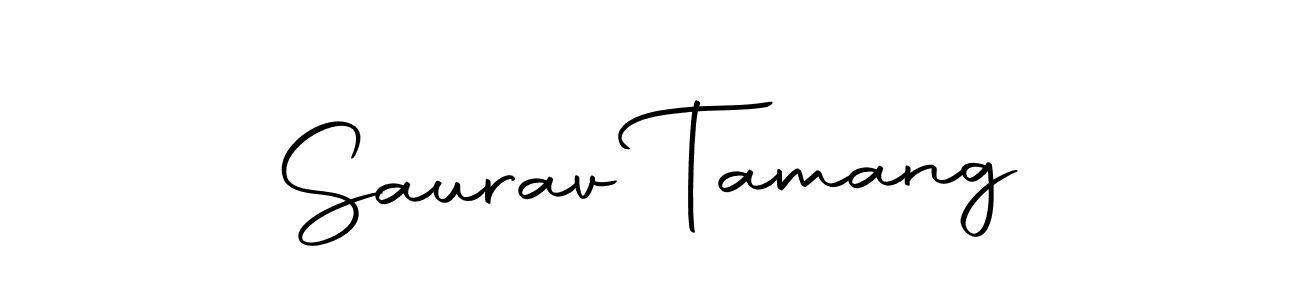 You can use this online signature creator to create a handwritten signature for the name Saurav Tamang. This is the best online autograph maker. Saurav Tamang signature style 10 images and pictures png