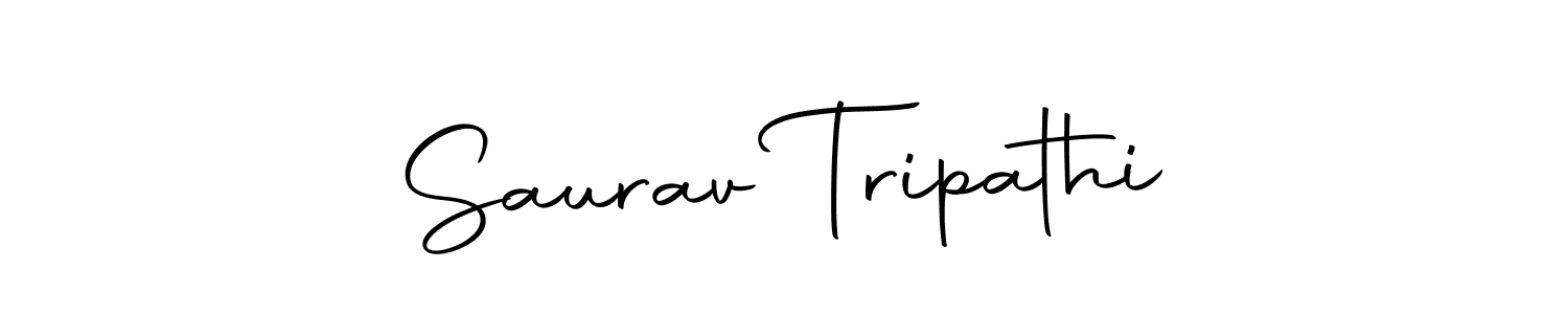 Saurav Tripathi stylish signature style. Best Handwritten Sign (Autography-DOLnW) for my name. Handwritten Signature Collection Ideas for my name Saurav Tripathi. Saurav Tripathi signature style 10 images and pictures png
