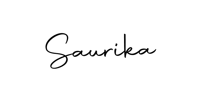 How to make Saurika signature? Autography-DOLnW is a professional autograph style. Create handwritten signature for Saurika name. Saurika signature style 10 images and pictures png
