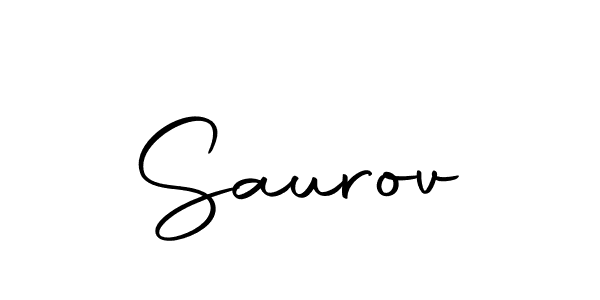 Use a signature maker to create a handwritten signature online. With this signature software, you can design (Autography-DOLnW) your own signature for name Saurov. Saurov signature style 10 images and pictures png