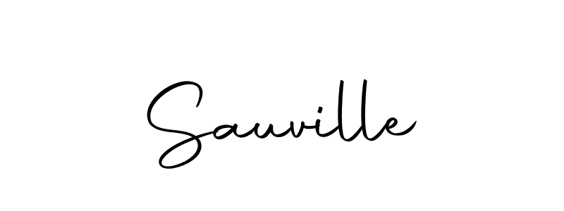 You should practise on your own different ways (Autography-DOLnW) to write your name (Sauville) in signature. don't let someone else do it for you. Sauville signature style 10 images and pictures png