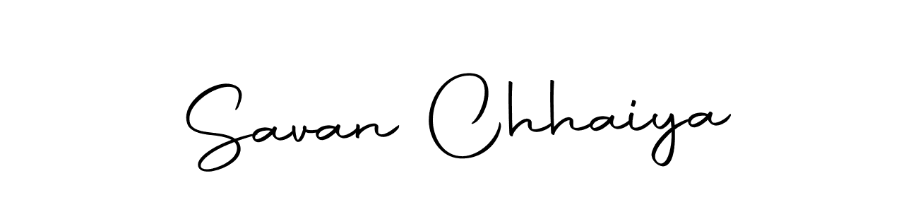 Make a beautiful signature design for name Savan Chhaiya. With this signature (Autography-DOLnW) style, you can create a handwritten signature for free. Savan Chhaiya signature style 10 images and pictures png