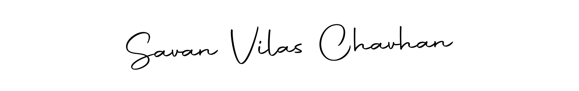 Use a signature maker to create a handwritten signature online. With this signature software, you can design (Autography-DOLnW) your own signature for name Savan Vilas Chavhan. Savan Vilas Chavhan signature style 10 images and pictures png