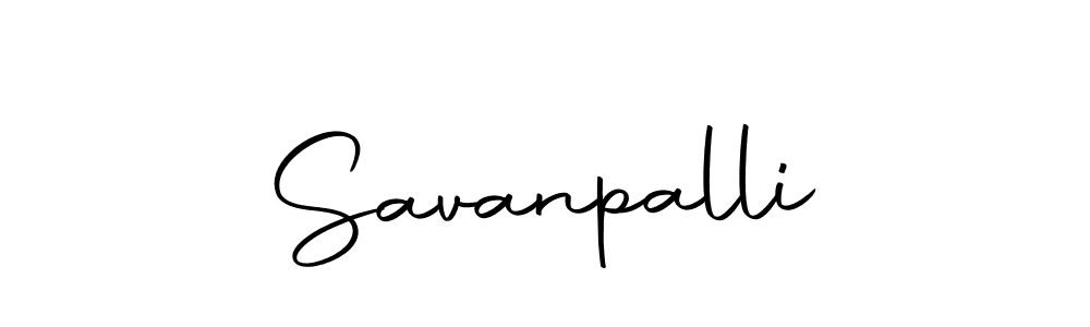 Make a beautiful signature design for name Savanpalli. With this signature (Autography-DOLnW) style, you can create a handwritten signature for free. Savanpalli signature style 10 images and pictures png