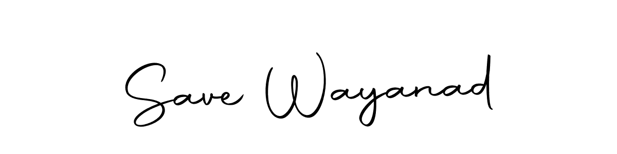Make a beautiful signature design for name Save Wayanad. With this signature (Autography-DOLnW) style, you can create a handwritten signature for free. Save Wayanad signature style 10 images and pictures png
