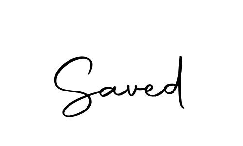 You should practise on your own different ways (Autography-DOLnW) to write your name (Saved) in signature. don't let someone else do it for you. Saved signature style 10 images and pictures png