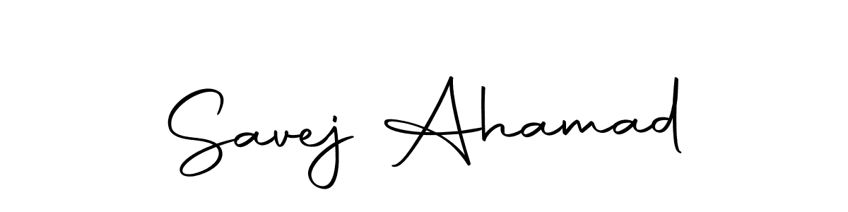 Create a beautiful signature design for name Savej Ahamad. With this signature (Autography-DOLnW) fonts, you can make a handwritten signature for free. Savej Ahamad signature style 10 images and pictures png