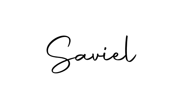 Create a beautiful signature design for name Saviel. With this signature (Autography-DOLnW) fonts, you can make a handwritten signature for free. Saviel signature style 10 images and pictures png