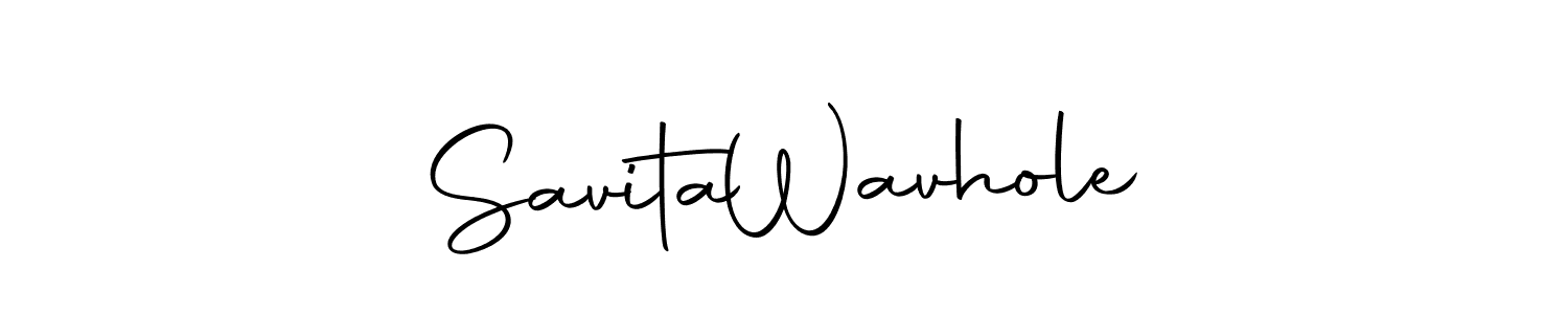 Use a signature maker to create a handwritten signature online. With this signature software, you can design (Autography-DOLnW) your own signature for name Savita  Wavhole. Savita  Wavhole signature style 10 images and pictures png